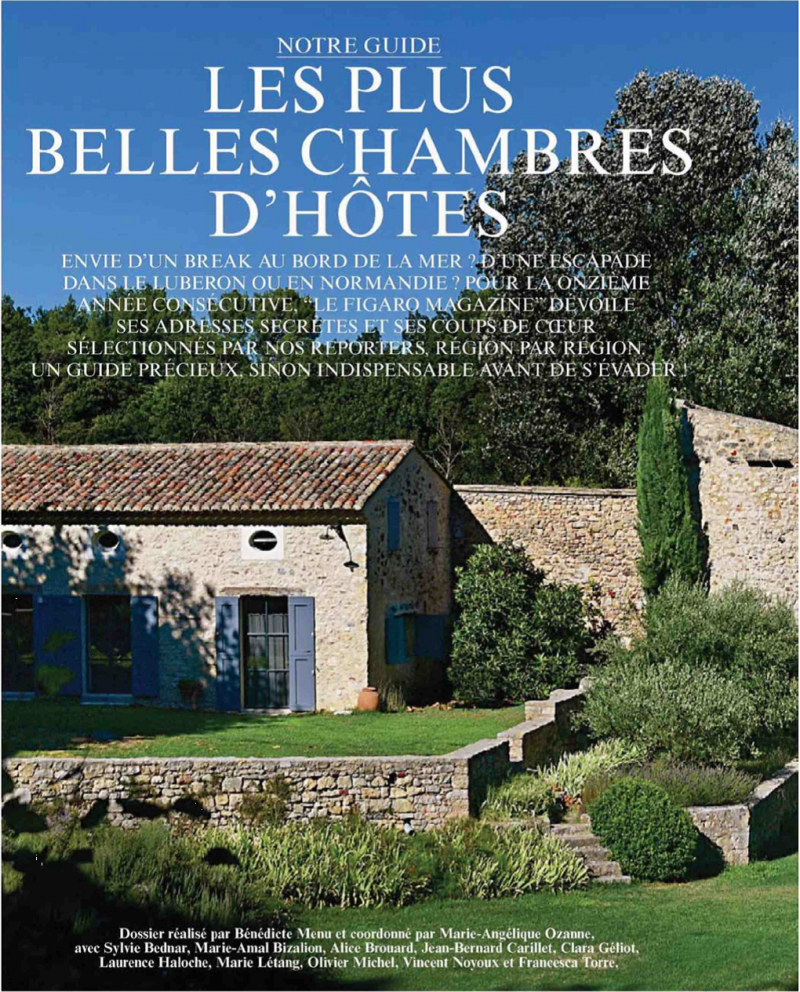 THE SPIRIT OF the 8 - Bed and Breakfast in Rochefort sur Mer in Charente Maritime Guide 2019 the most beautiful bed and breakfast - Le Figaro Magazine newspaper