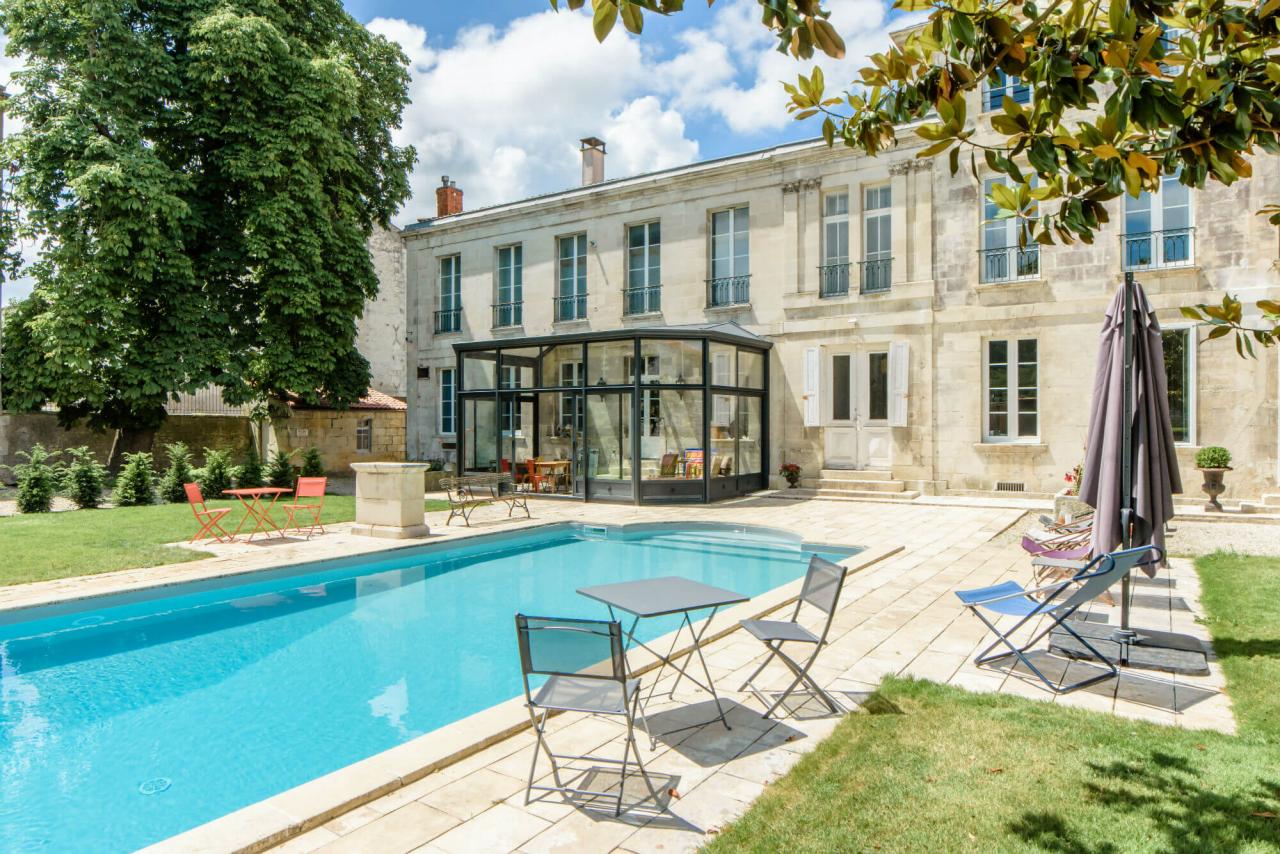 guest house with swimming pool and indoor parking rochefort sur mer charente maritime